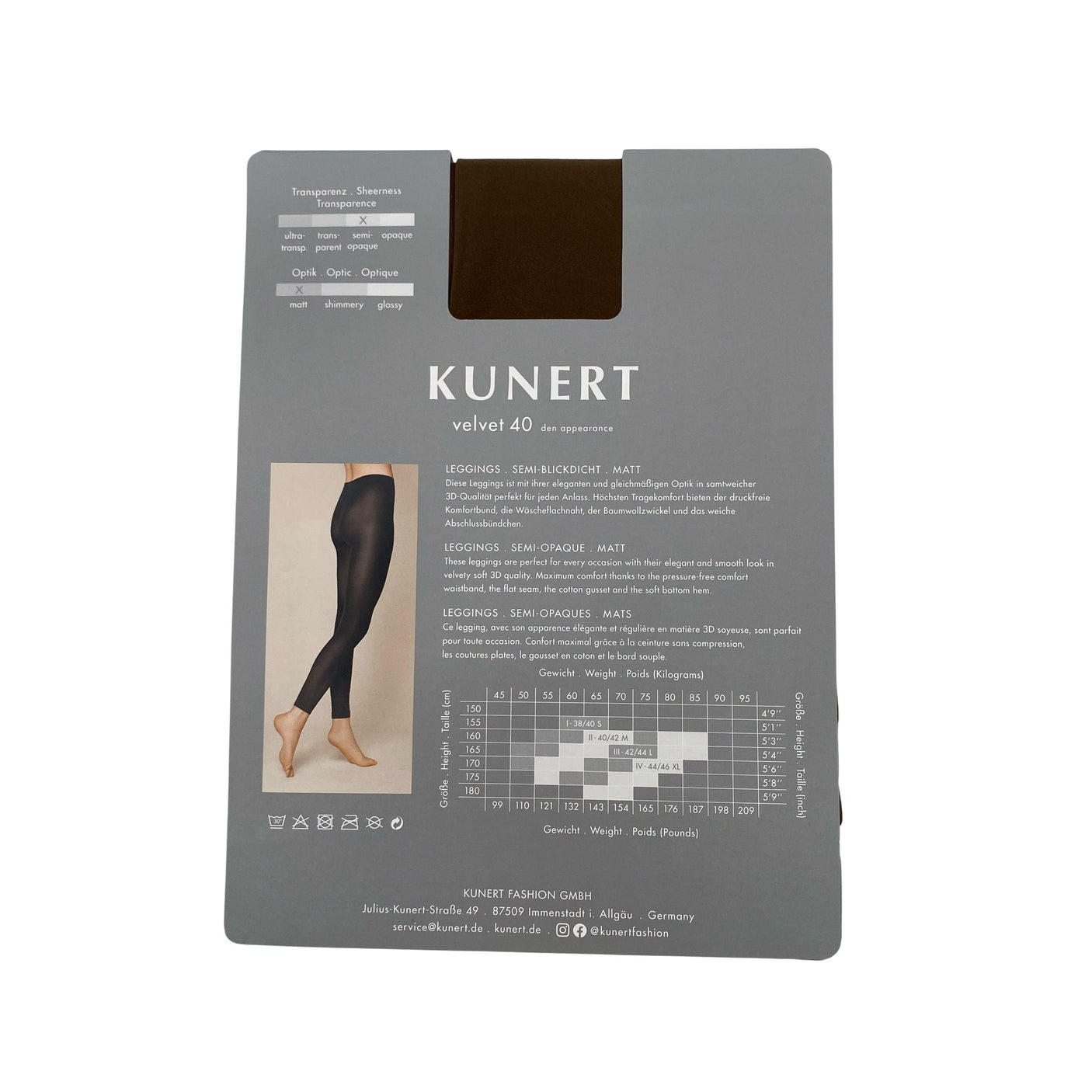 Unisex Kunert - Leggingsit, koko 38 - (2)