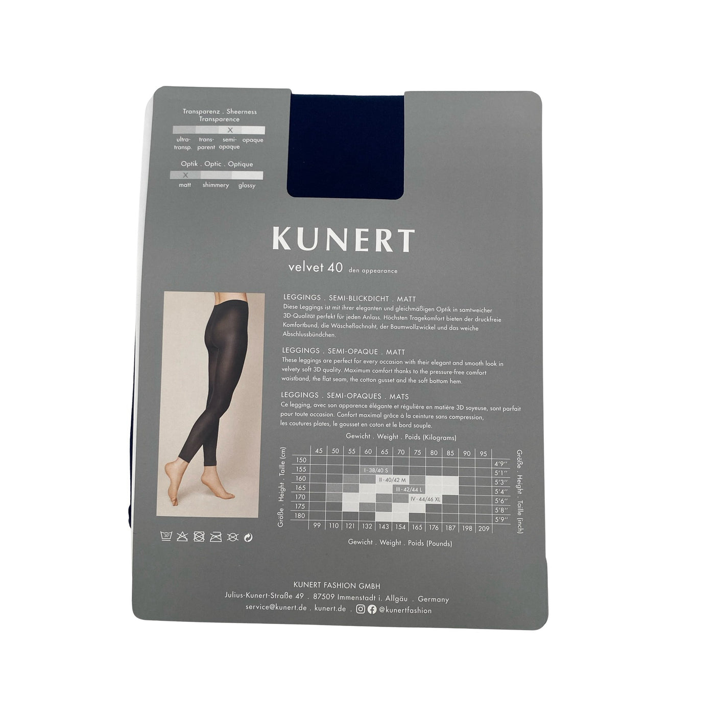 Unisex Kunert - Leggingsit, koko 38 - (2)