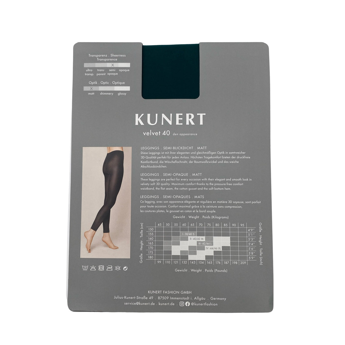 Unisex Kunert - Leggingsit, koko 38 - (2)