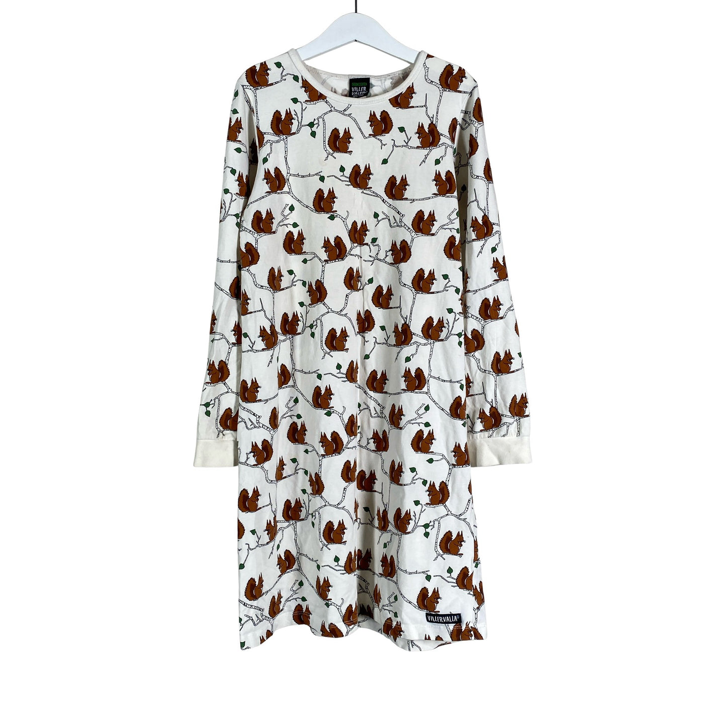 Unisex Villervalla - Tricot dress, size 134 - 140 - White (1)