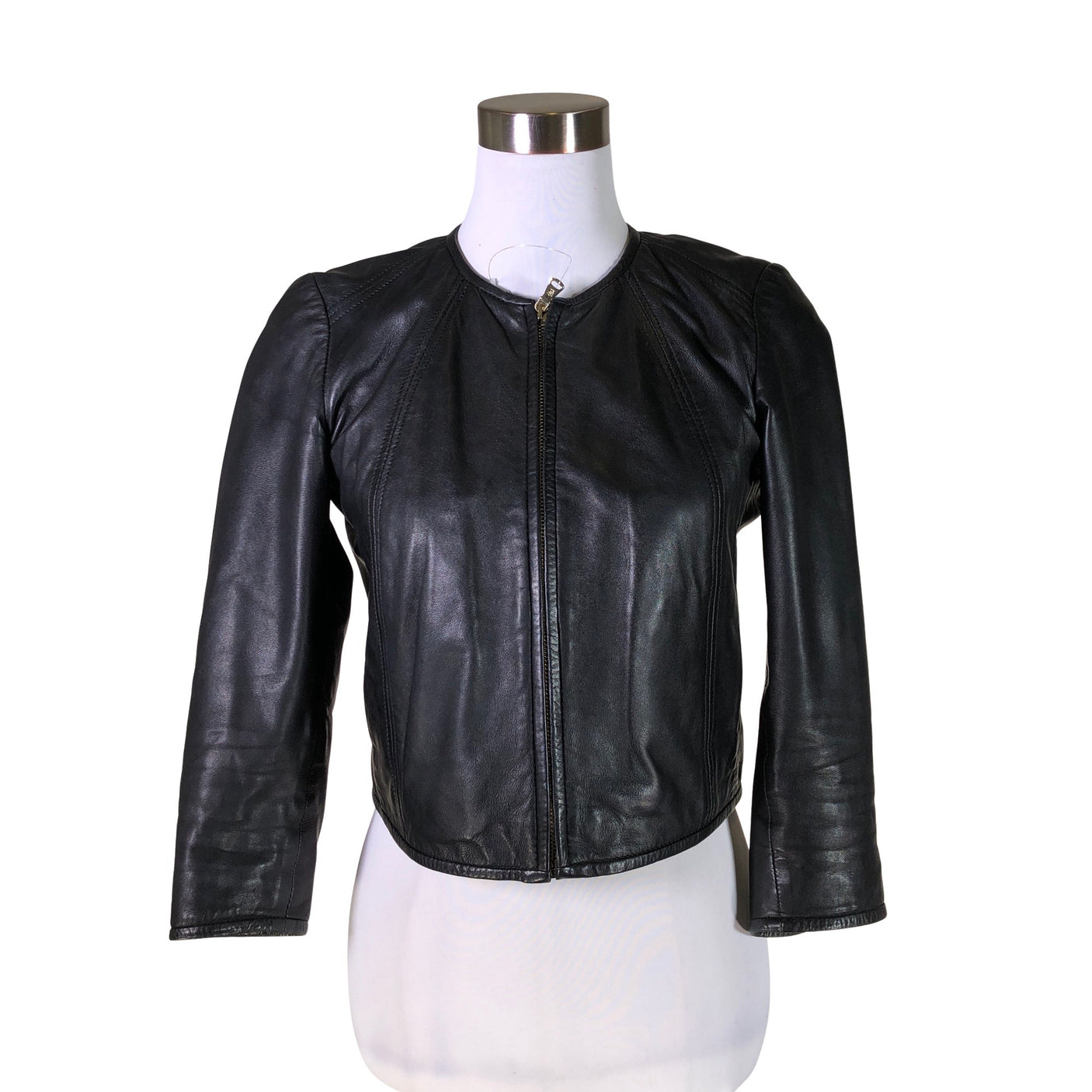 Unisex Massimo Dutti - Nahkatakki, koko 36 - (1)