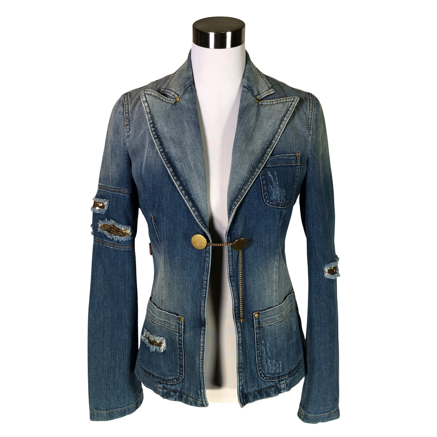 Unisex Moschino Jeans - Farkkutakki, koko 36 - (1)