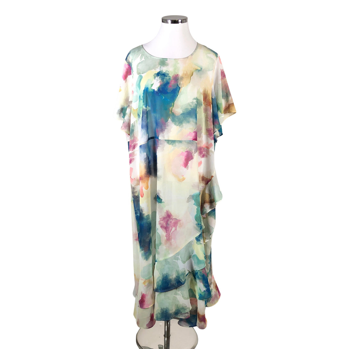 Unisex Zizzi - Sifonkimekko, koko 54 - (1)