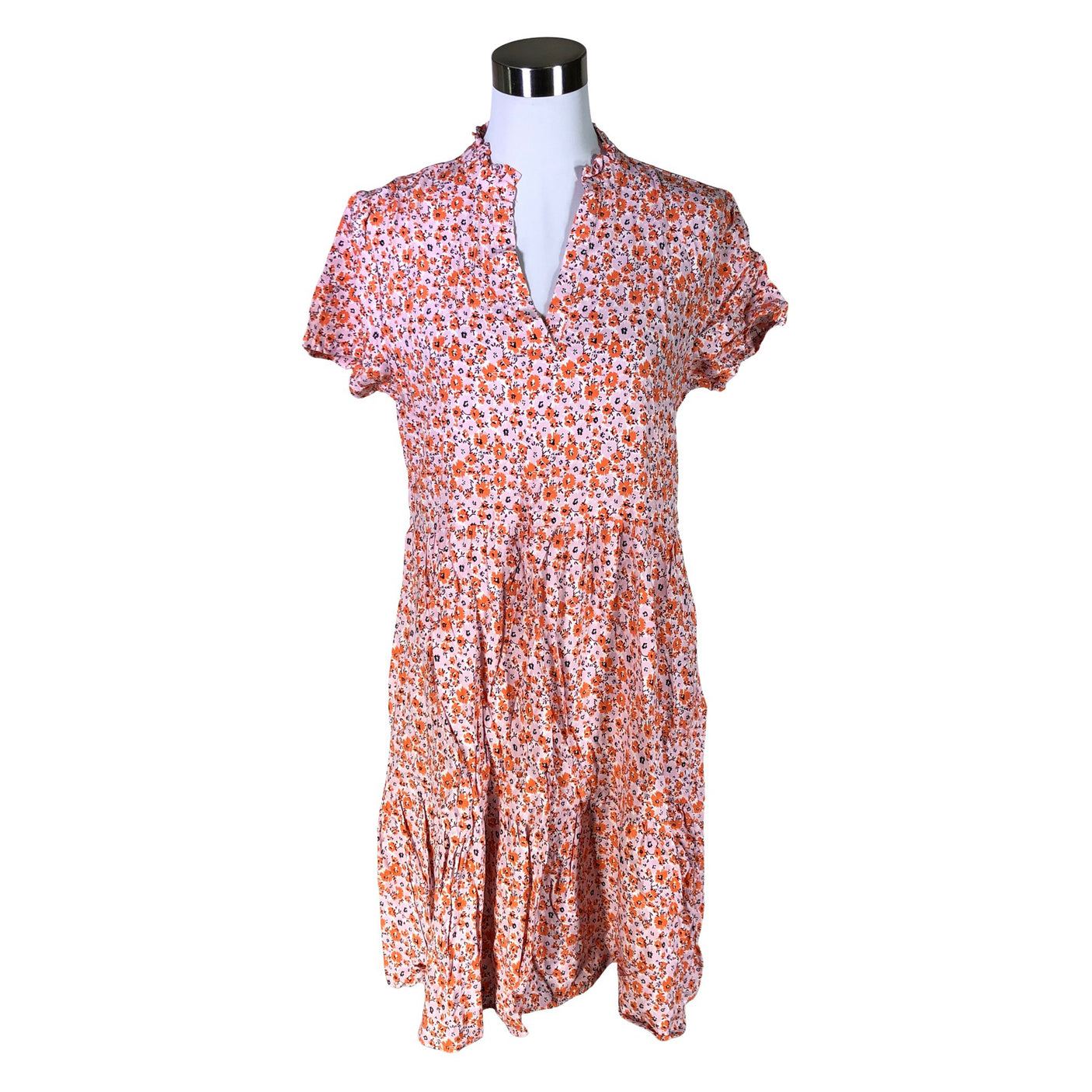 Unisex Saint Tropez - Schiffon dress, size 40 - Light pink (1)