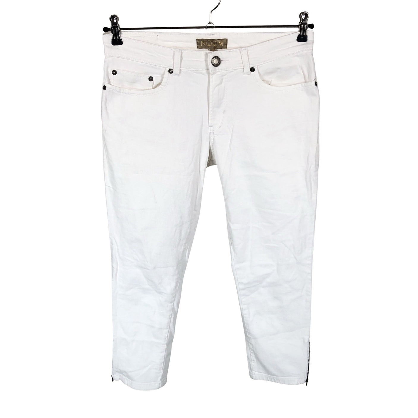 Unisex Noom - Capri jeans, size 38 - White (1)
