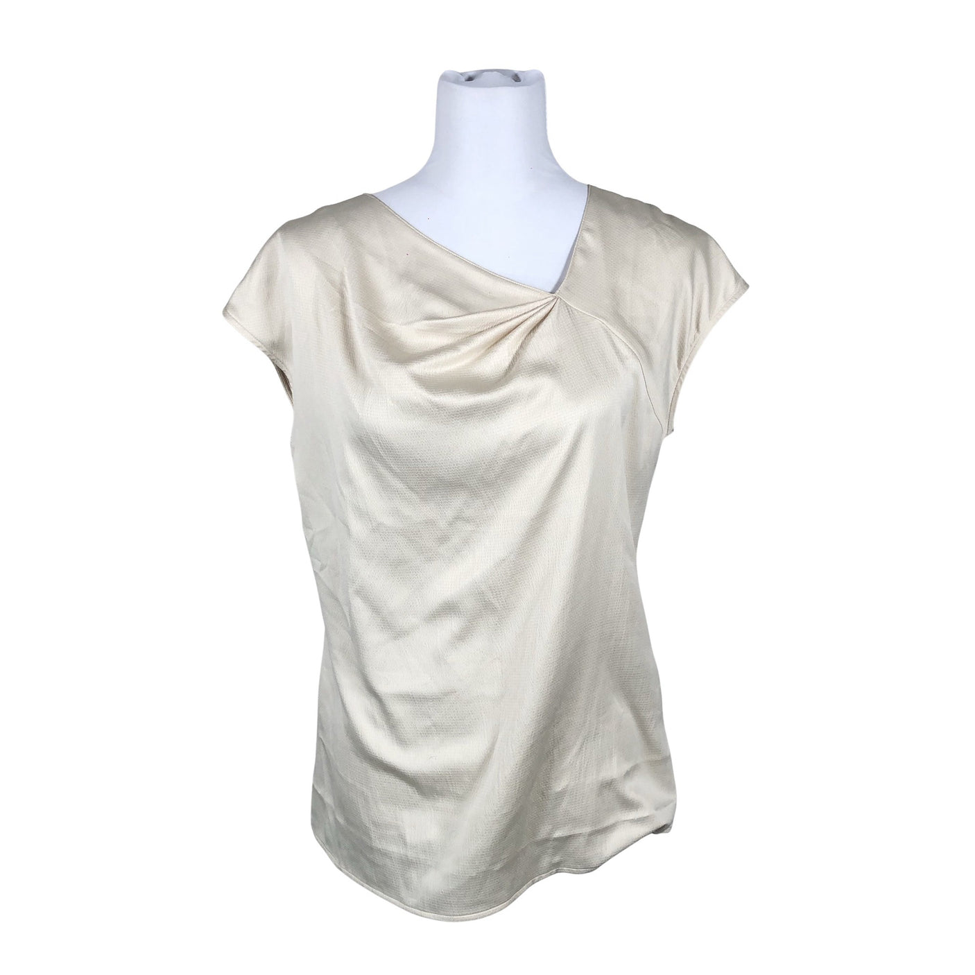Unisex Esprit - Short-sleeved blouse, size 38 - Natural white (1)