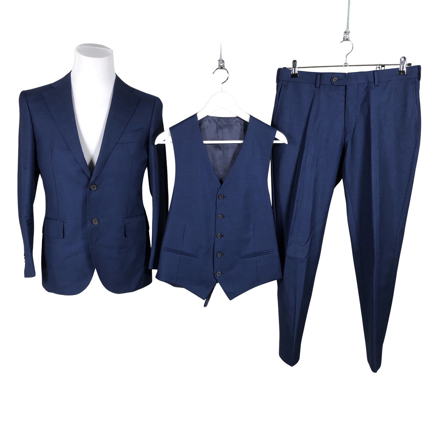 Unisex SuitSupply - Suit, size L - Blue (1)