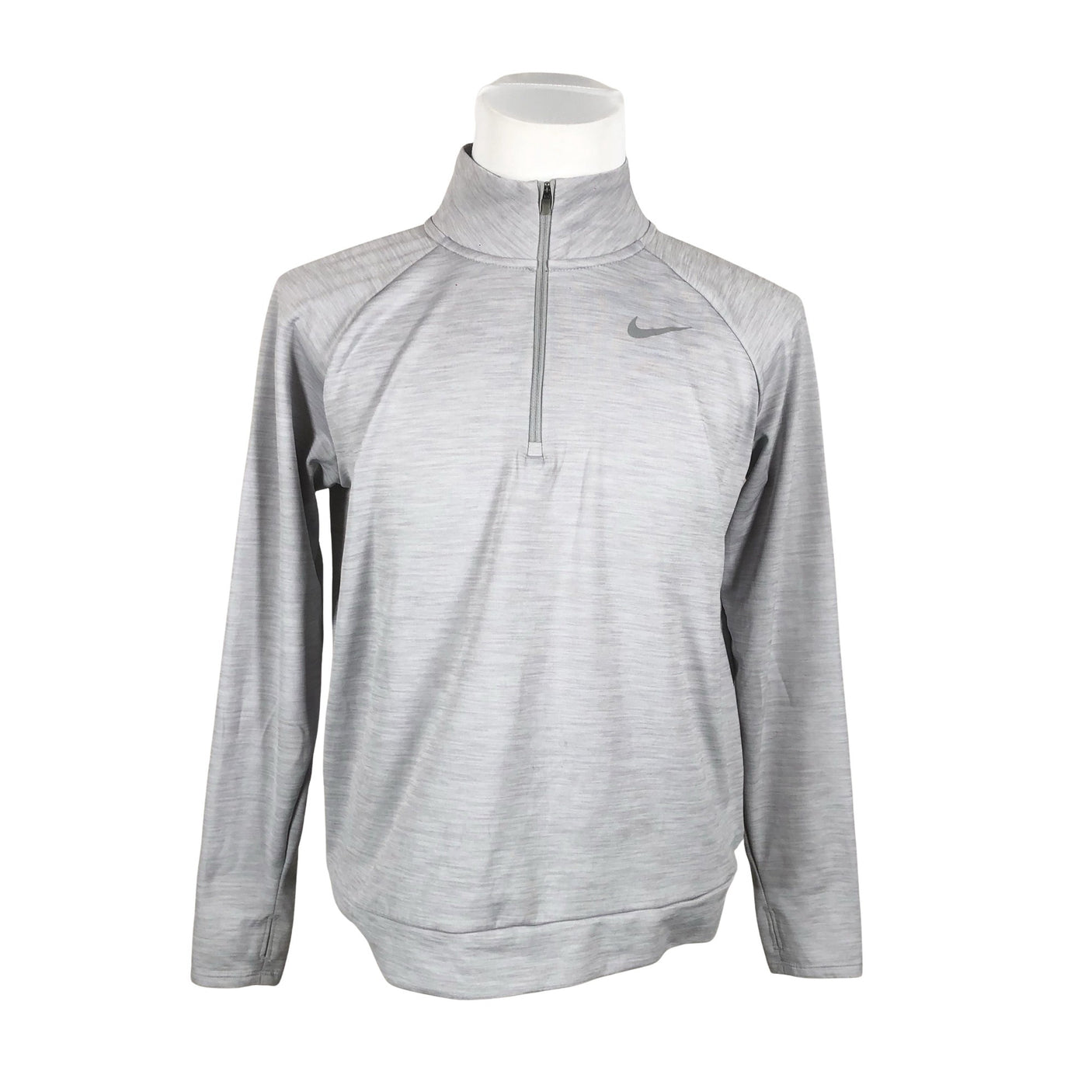 Unisex Nike - Sports shirt, long sleeve, size L - Gray (1)