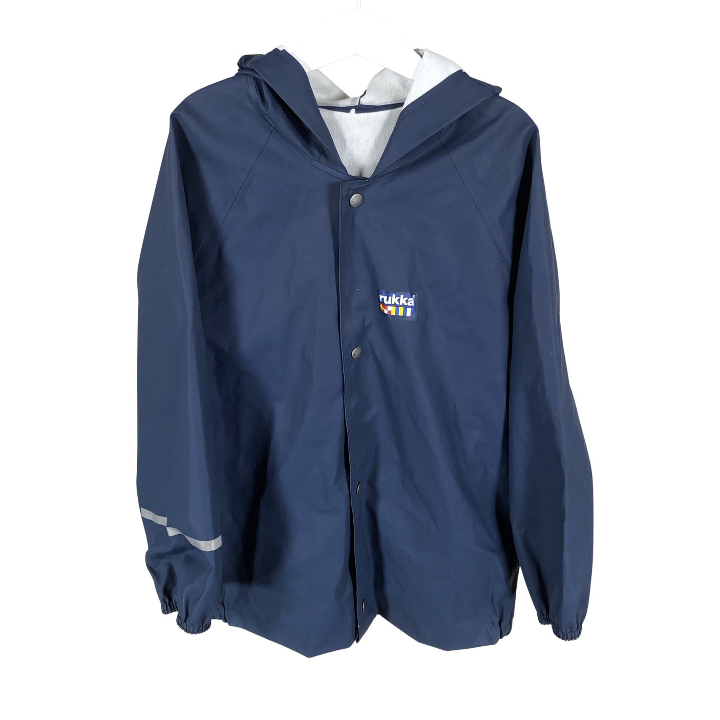 Unisex Rukka - Rain jacket, size 128 - 134 - Blue (1)