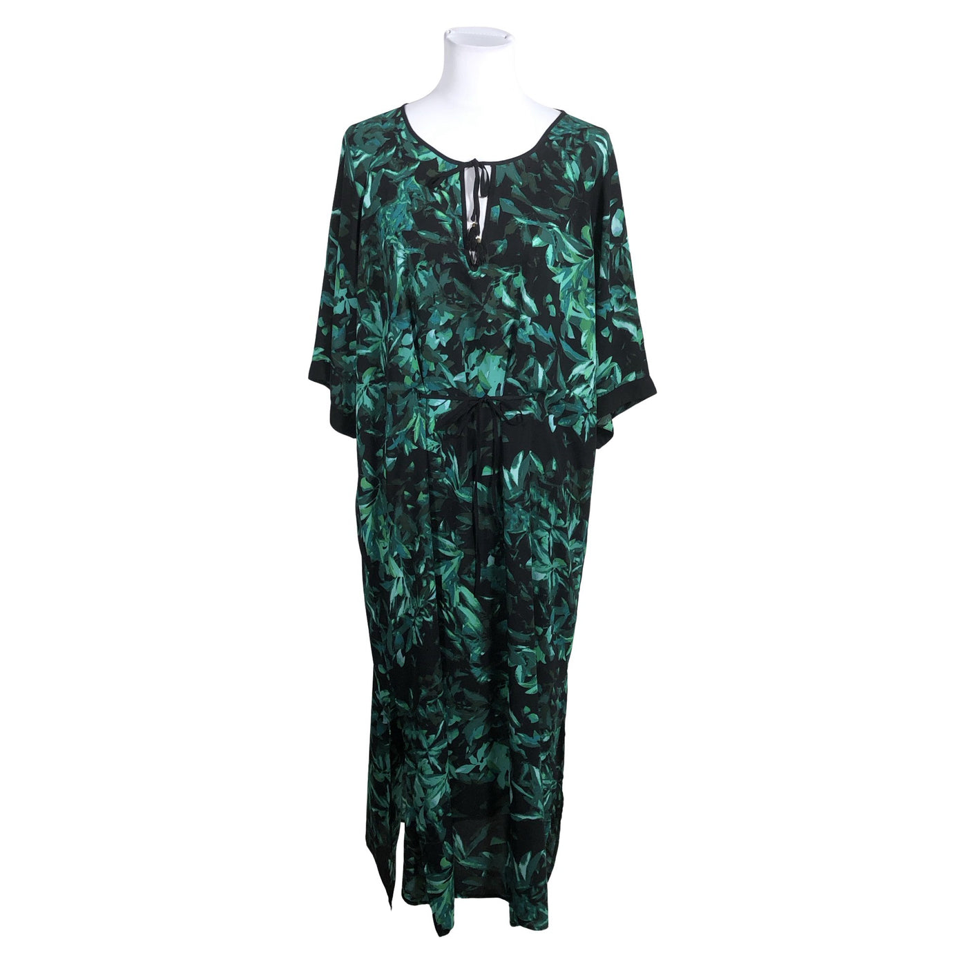 Unisex Lindex - Schiffon dress, size 38 - Green (1)