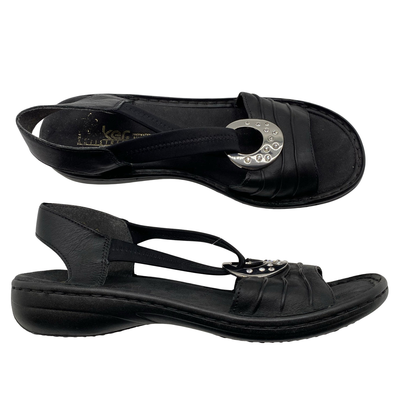 Unisex Rieker - Sandals, size 38 - Black (1)