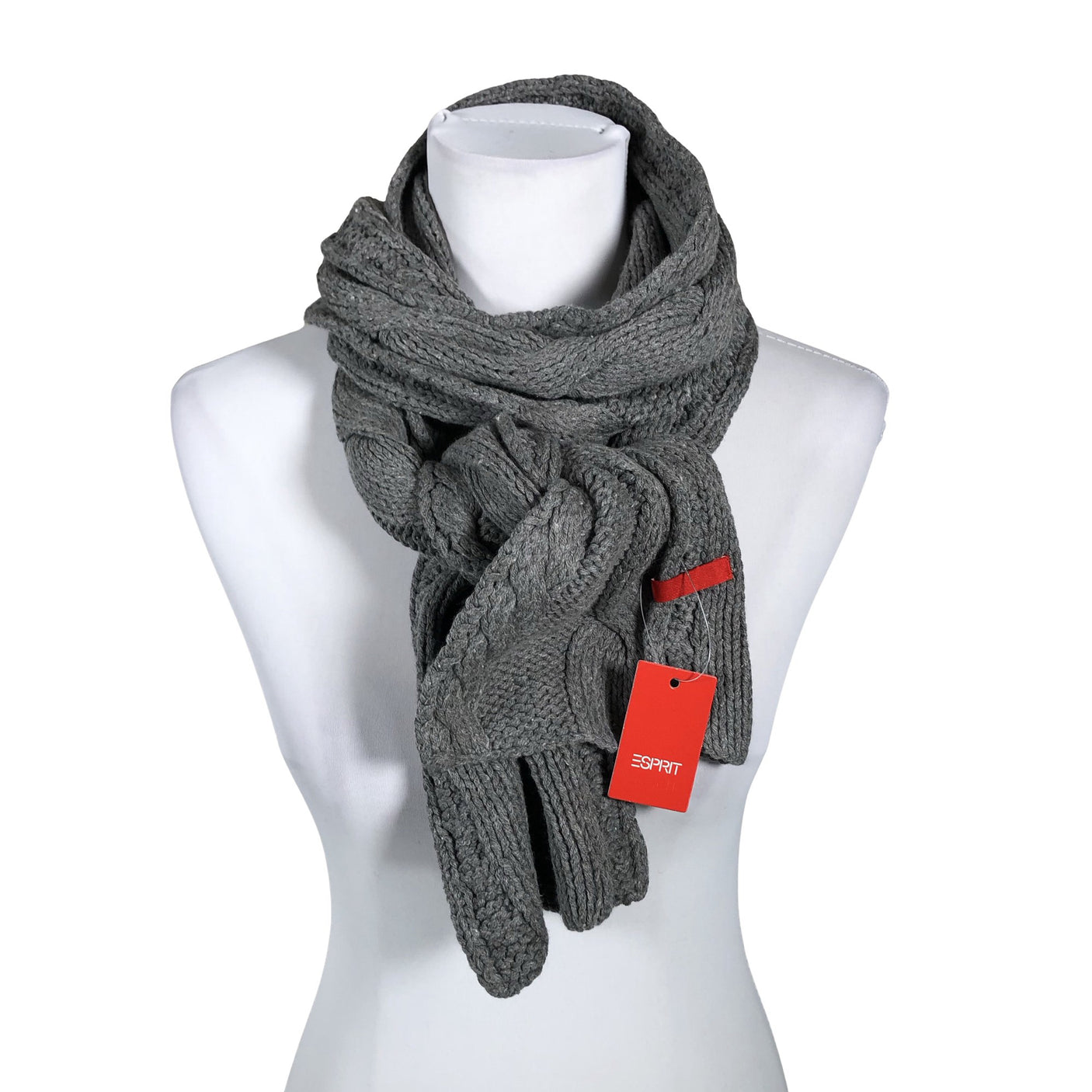 Unisex Esprit - Scarf, size Ei kokoa - Gray (1)