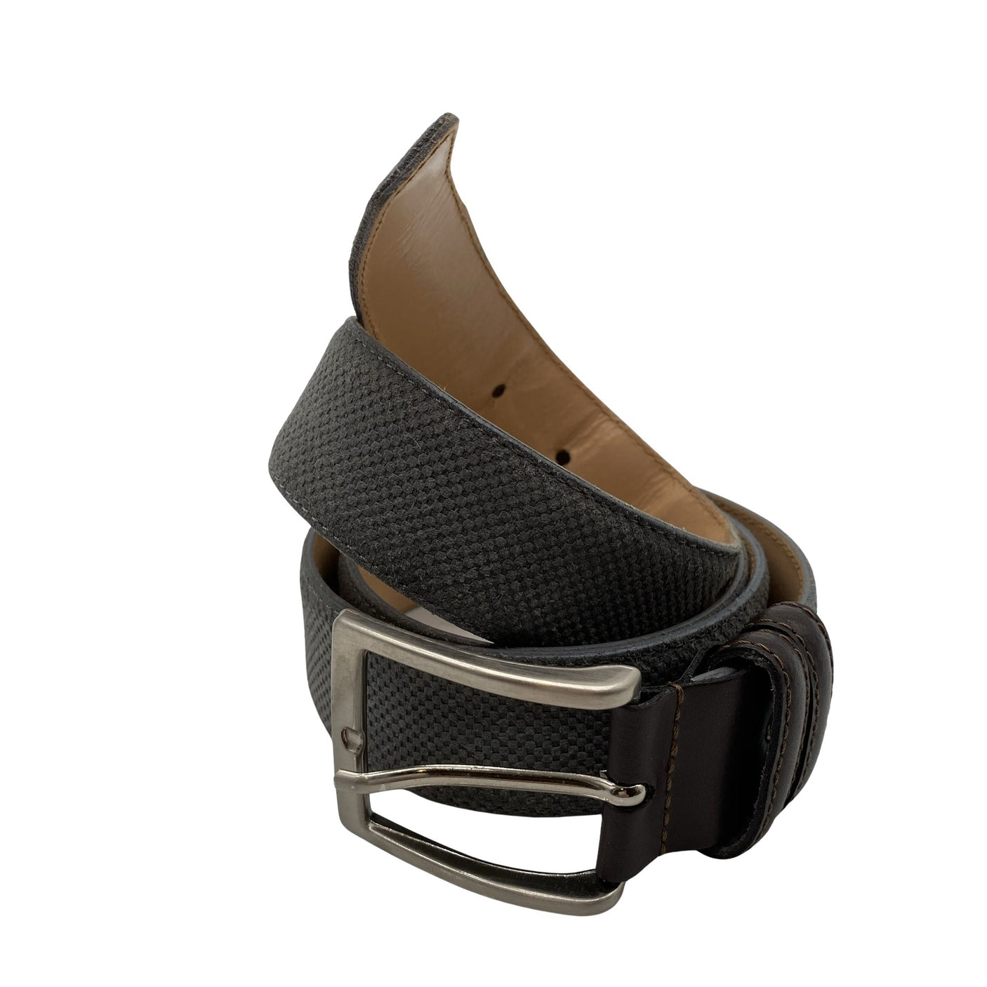 Unisex Cuoieria Fiorentina - Leather belt, size Ei kokoa - Gray (1)