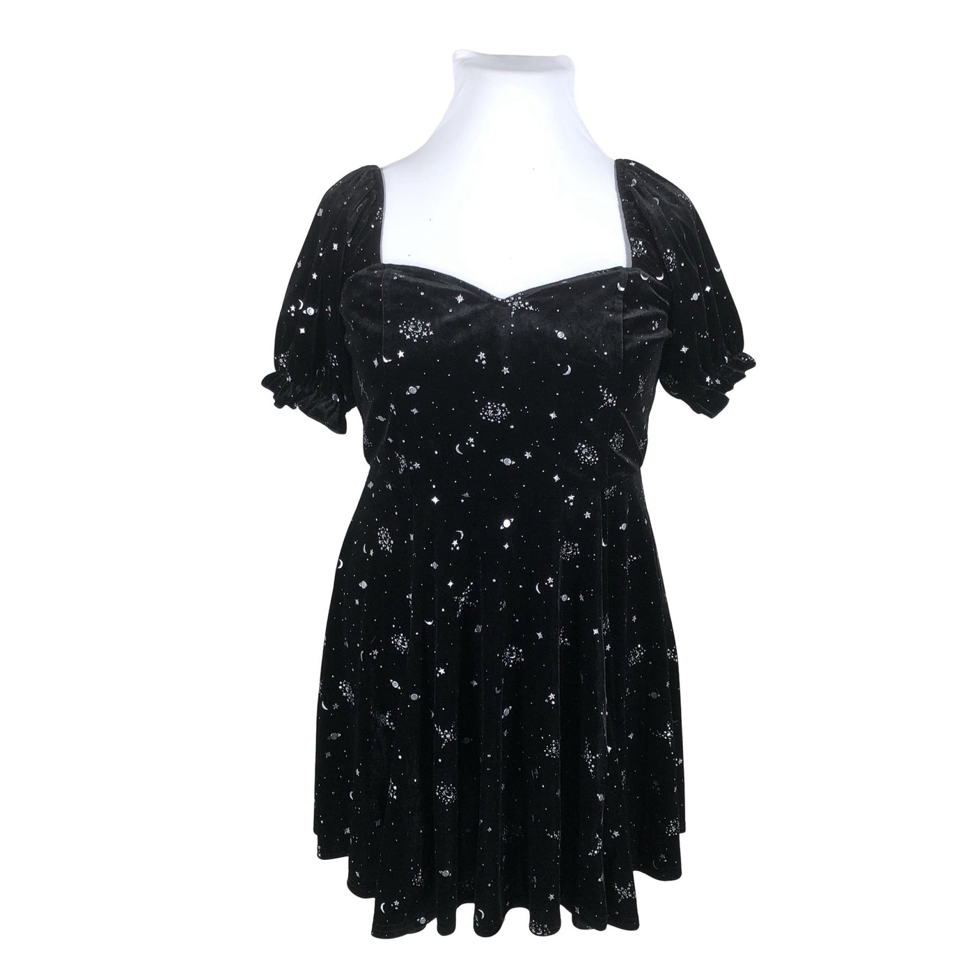 Unisex Disturbia - Party dress, size 42 - Black (1)
