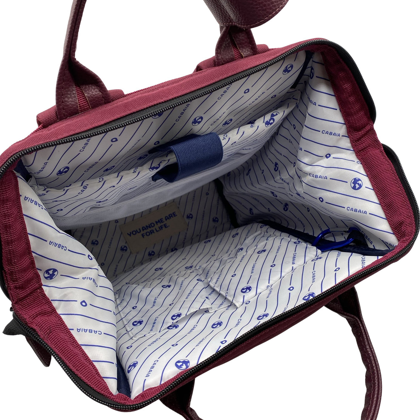 Unisex Cabaia - Backpack, size Ei kokoa - Wine red (3)