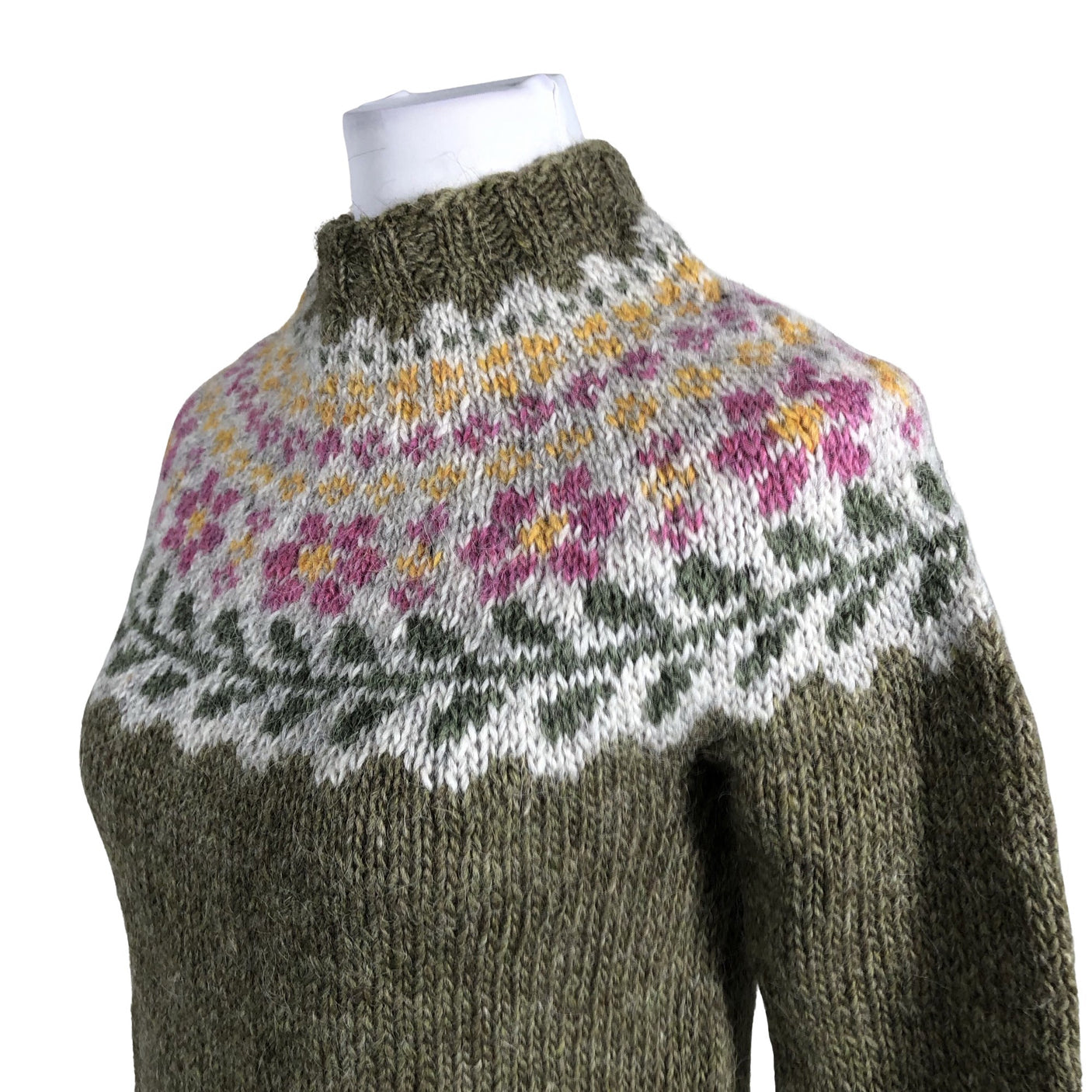 Unisex Handmade - Sweater, size 34 - Green (2)