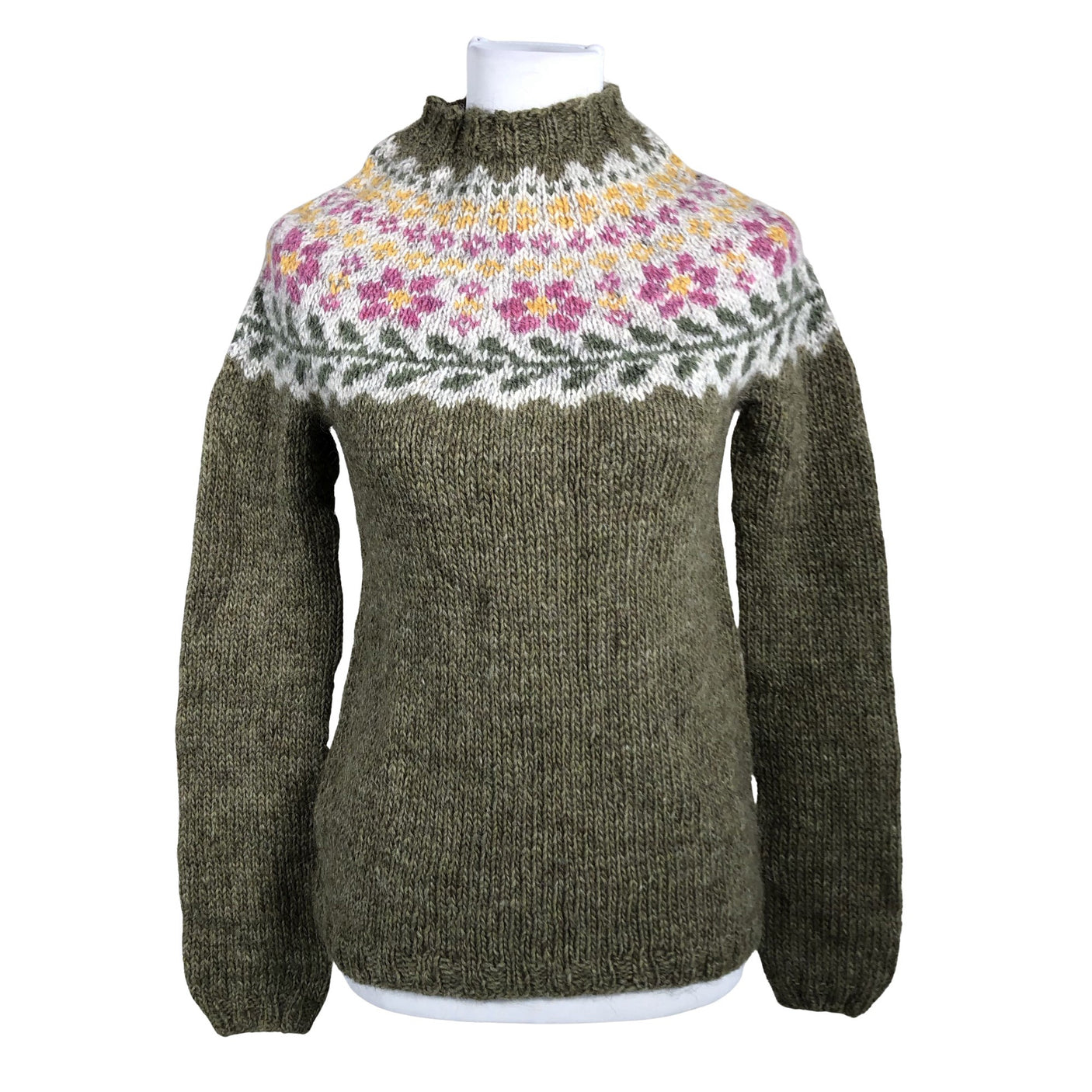 Unisex Handmade - Sweater, size 34 - Green (1)