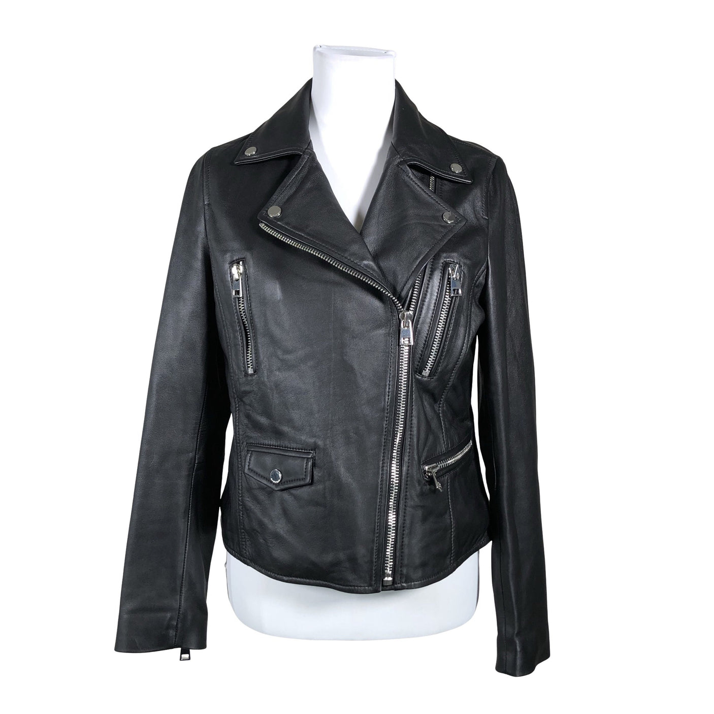 Unisex Autograph by Marks & Spencer - Leather jacket, size 40 - Black (1)