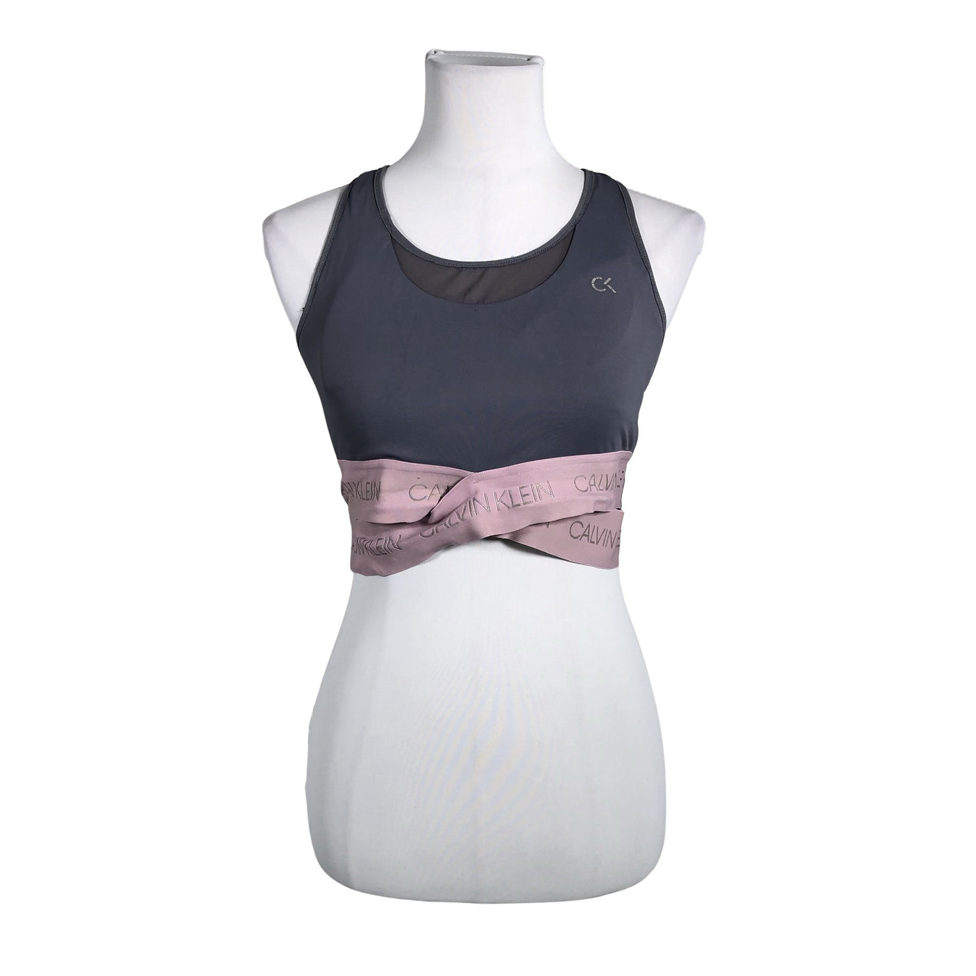 Unisex Calvin Klein - Sports top, size 38 - Gray (1)