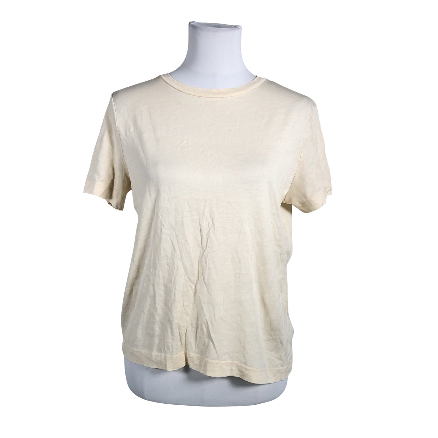 Unisex Lindex - T-shirt, size 40 - Natural white (1)