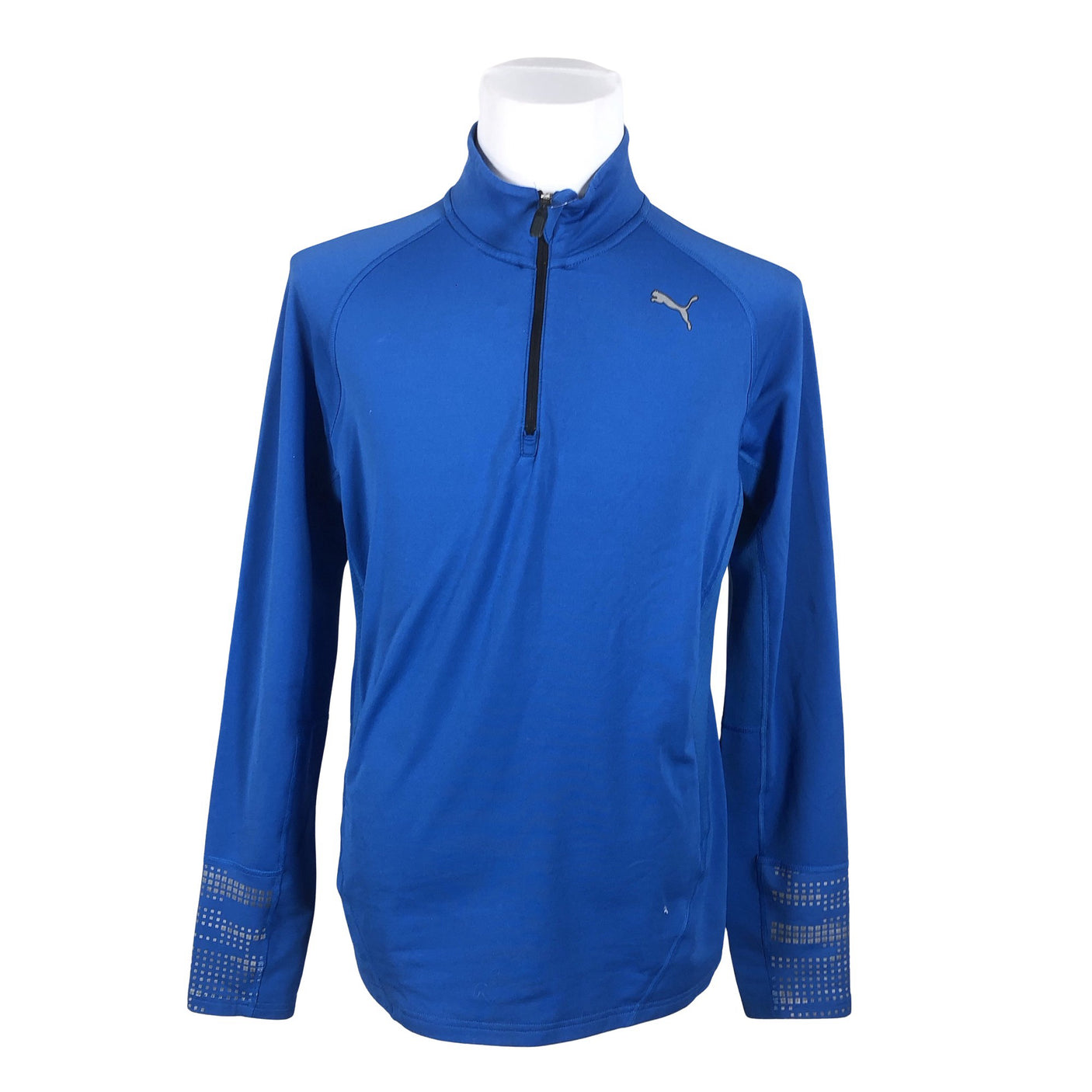 Unisex Puma - Sports shirt, long sleeve, size L - Blue (1)