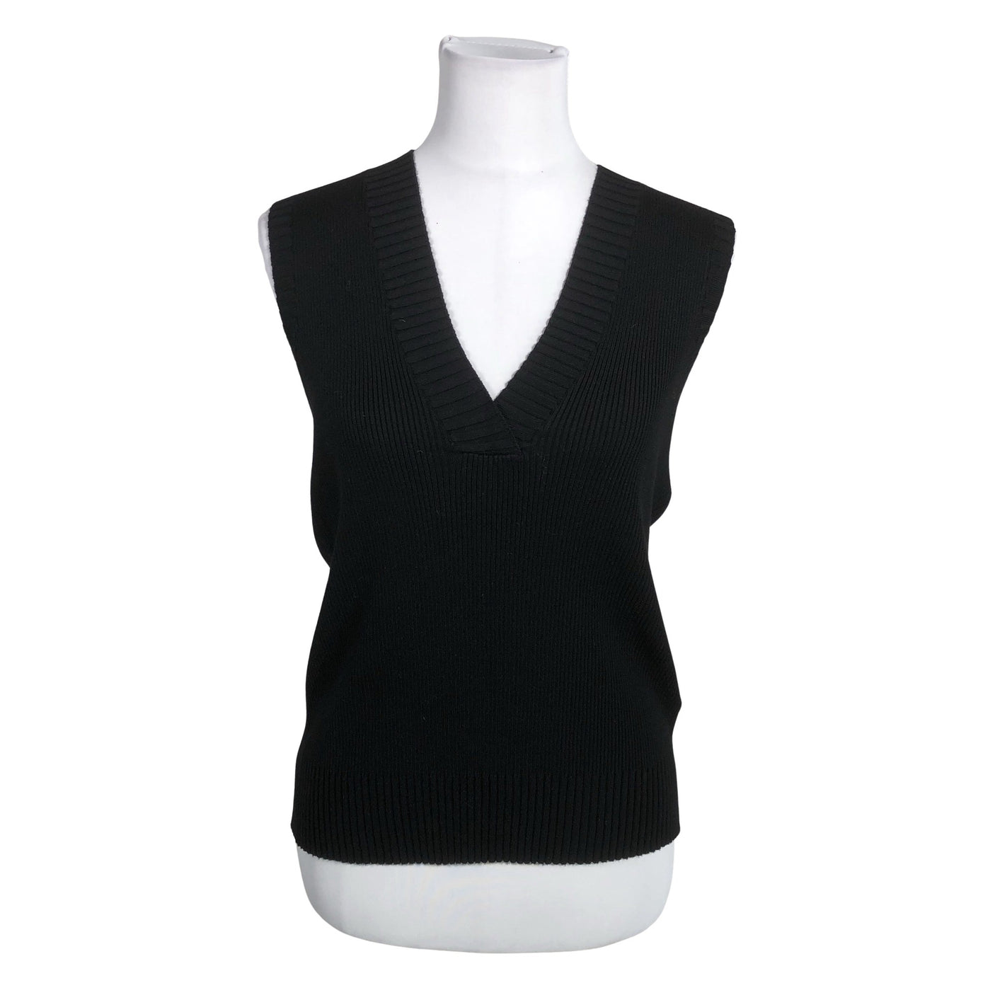 Unisex Free Quent - Knit vest, size 32 - Black (1)