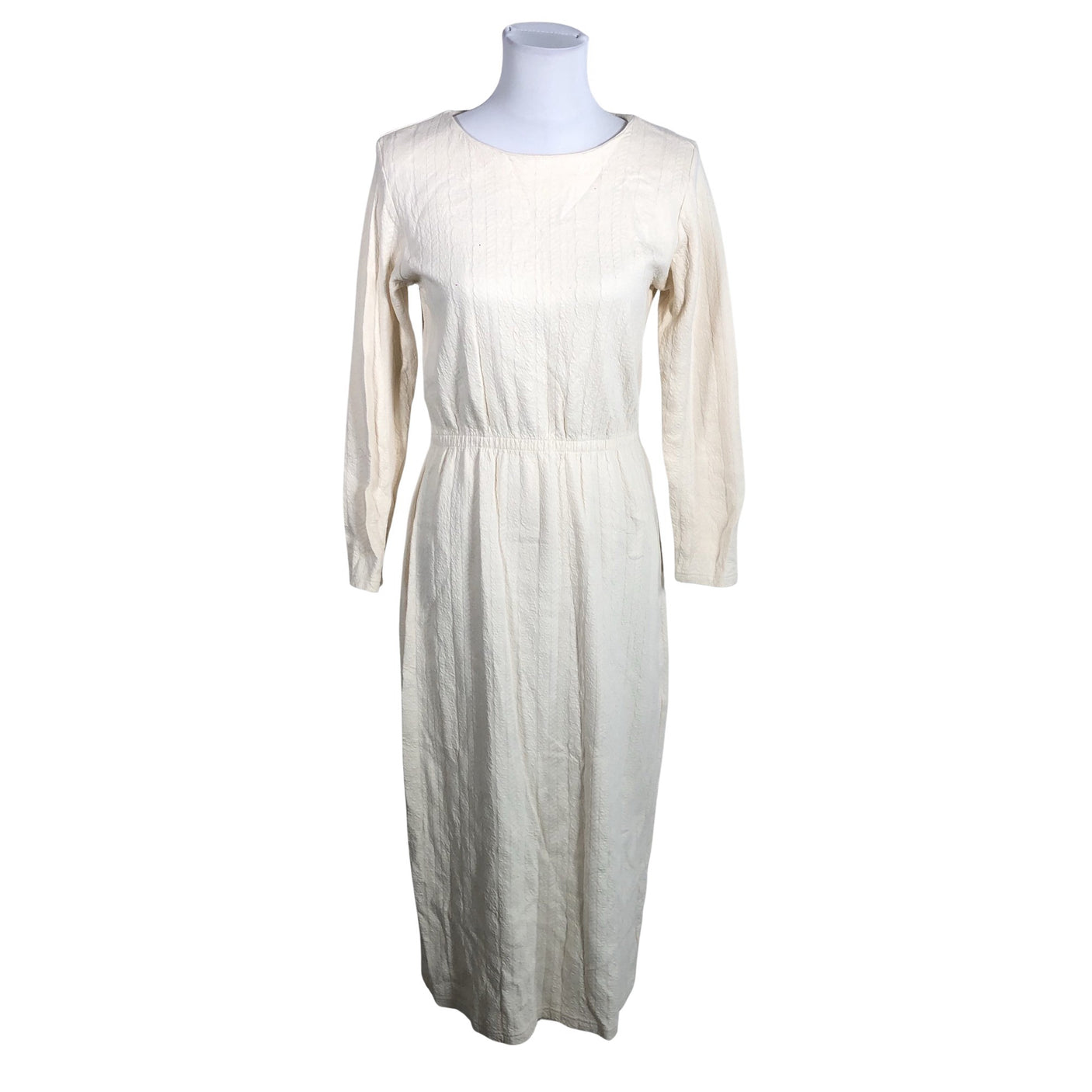 Unisex Puuvillatehdas - Tricot dress, size 36 - Beige (1)