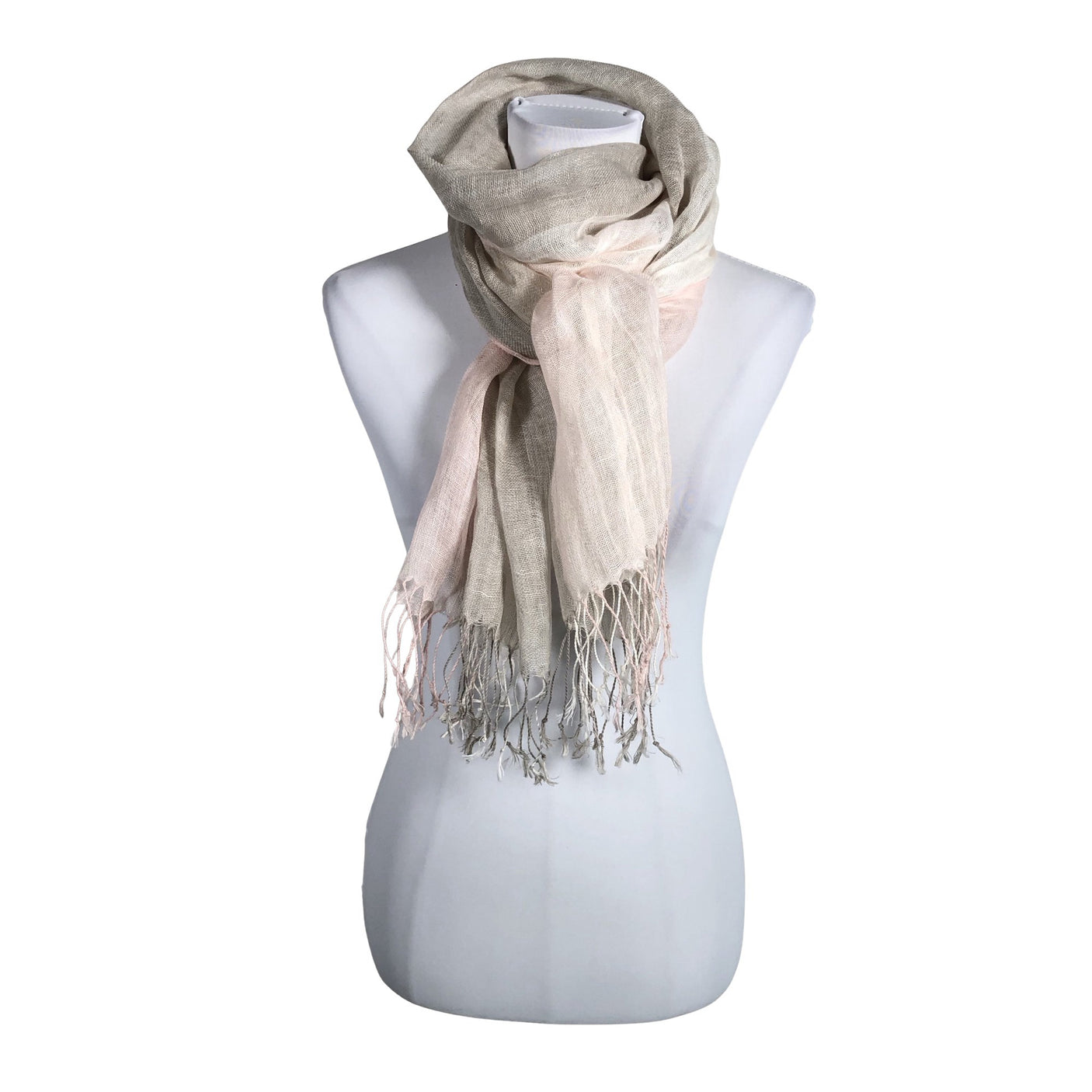 Unisex Your Face - Scarf, size Midi - Light pink (1)