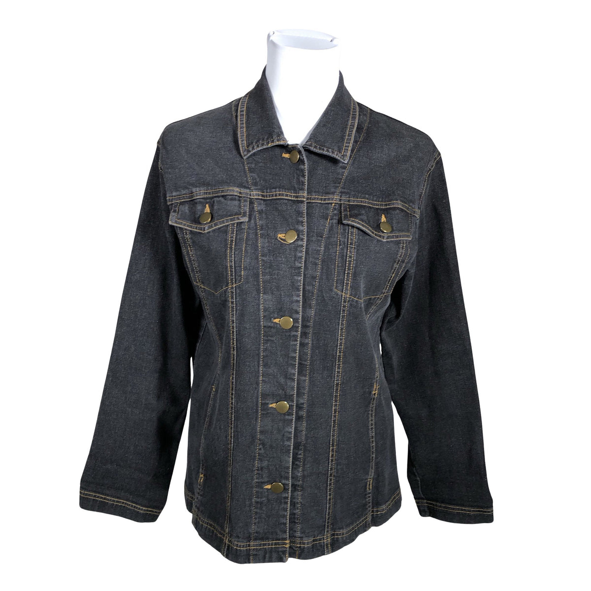 Unisex Share - Denim jacket, size 38 - Black (1)