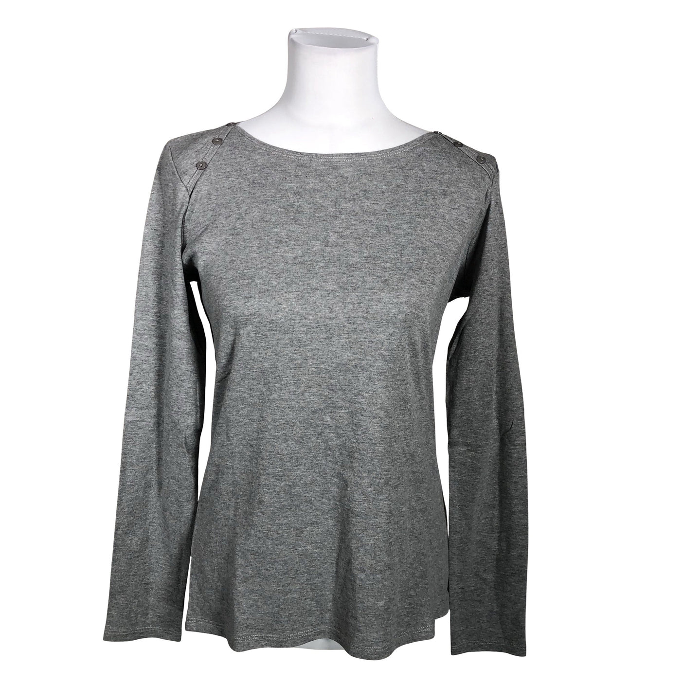 Unisex La Redoute - Tricot shirt, size 40 - Gray (1)