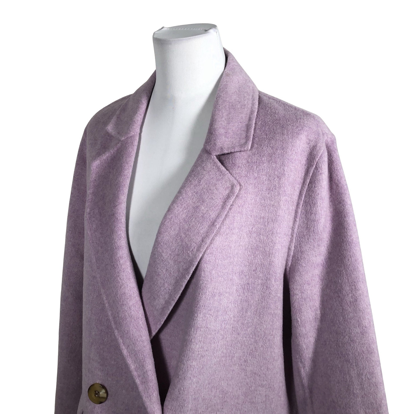 Unisex Esprit - Wool coat, size 38 - Violet (2)