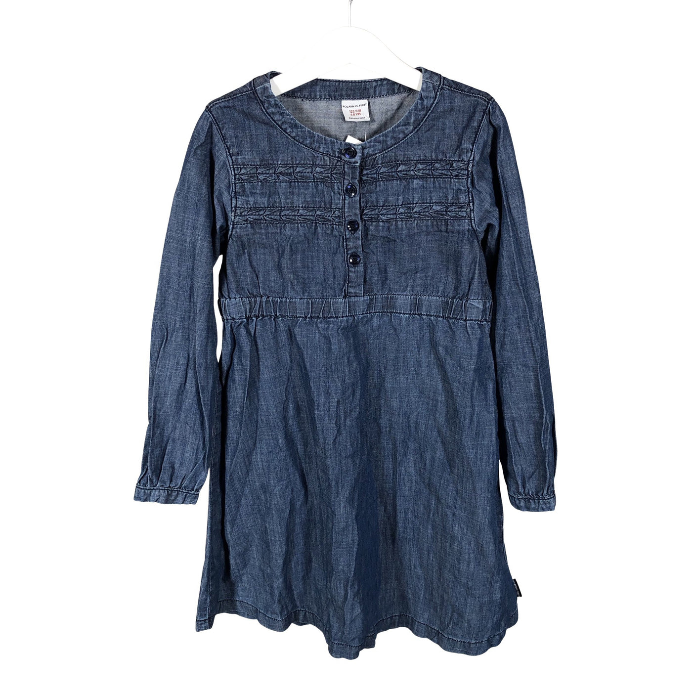 Unisex Polarn O. Pyret - Dress, size 122 - 128 - Blue (1)