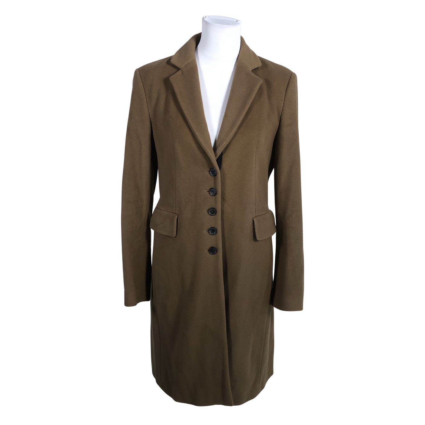 Unisex Strenesse Blue - Wool coat, size 38 - Brown (1)