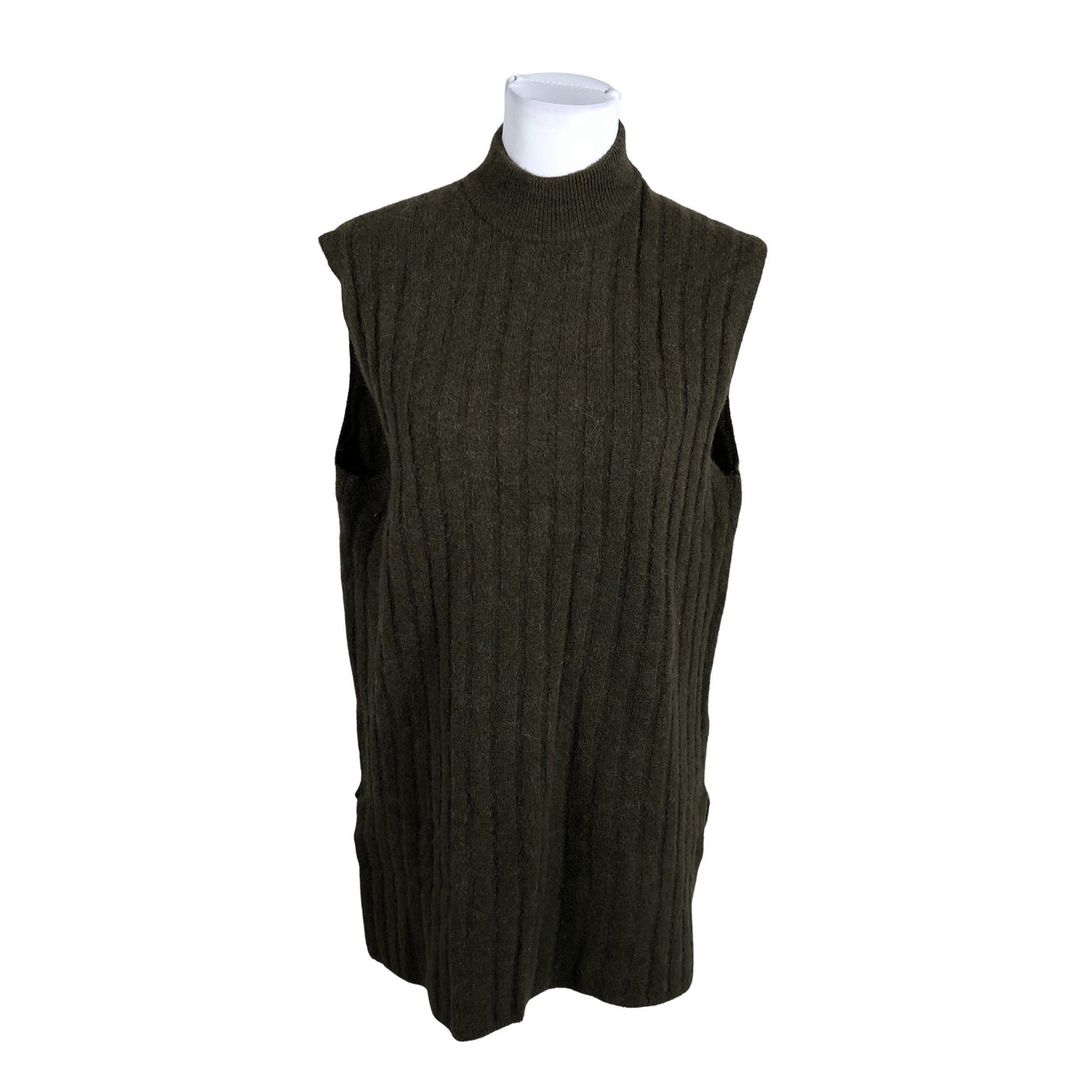 Unisex Samsoe&Samsoe - Knit vest, size 38 - Green (1)