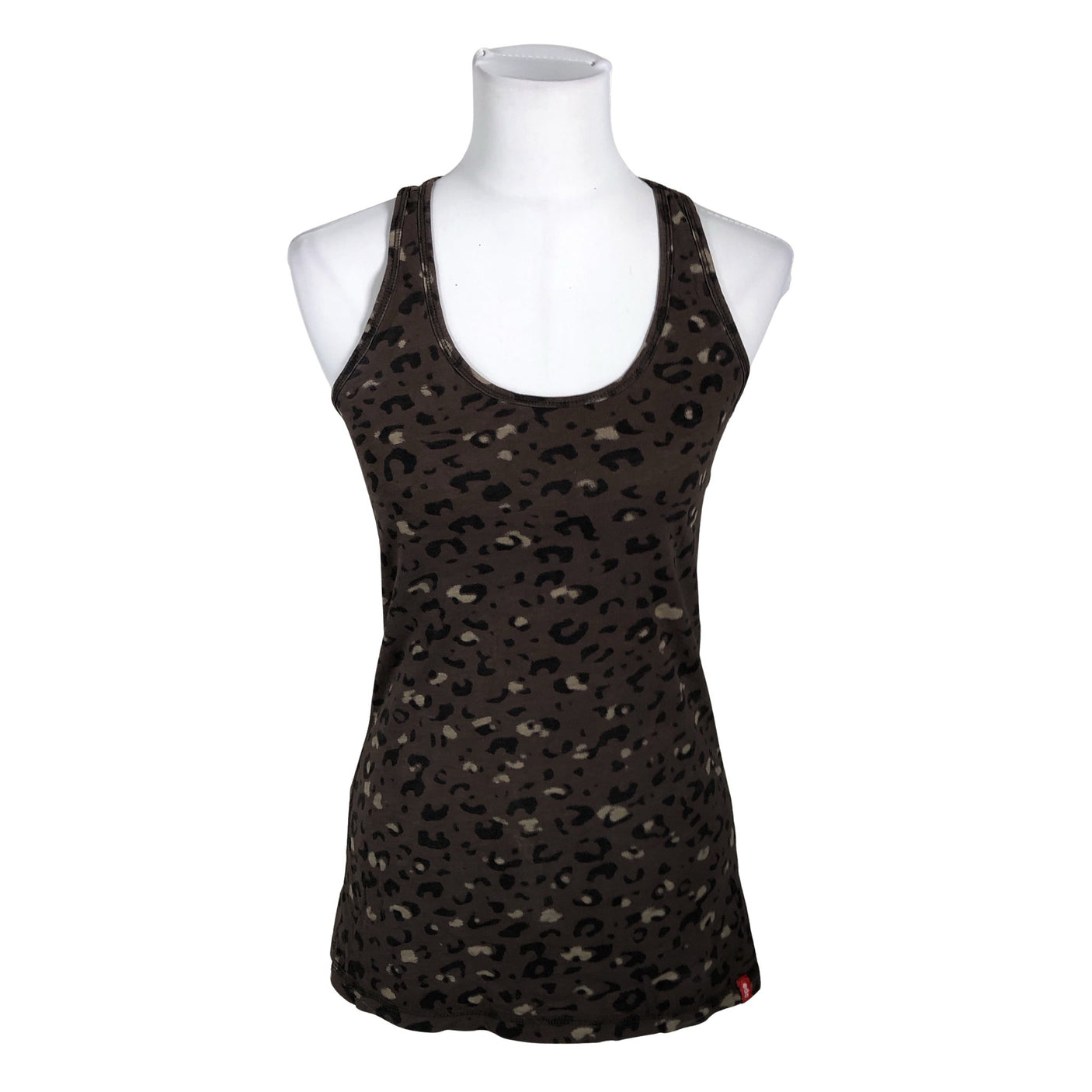 Unisex Esprit - Tricot tank top, size 38 - Brown (1)