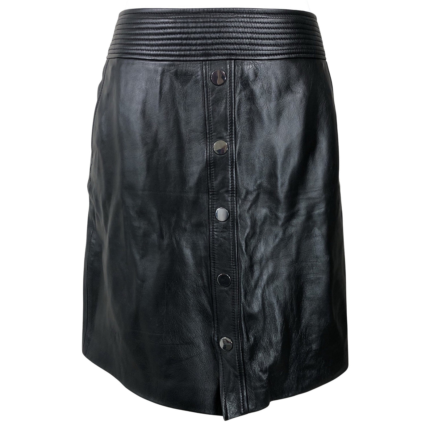 Unisex Hugo Boss - Leather skirt, size 40 - Black (1)