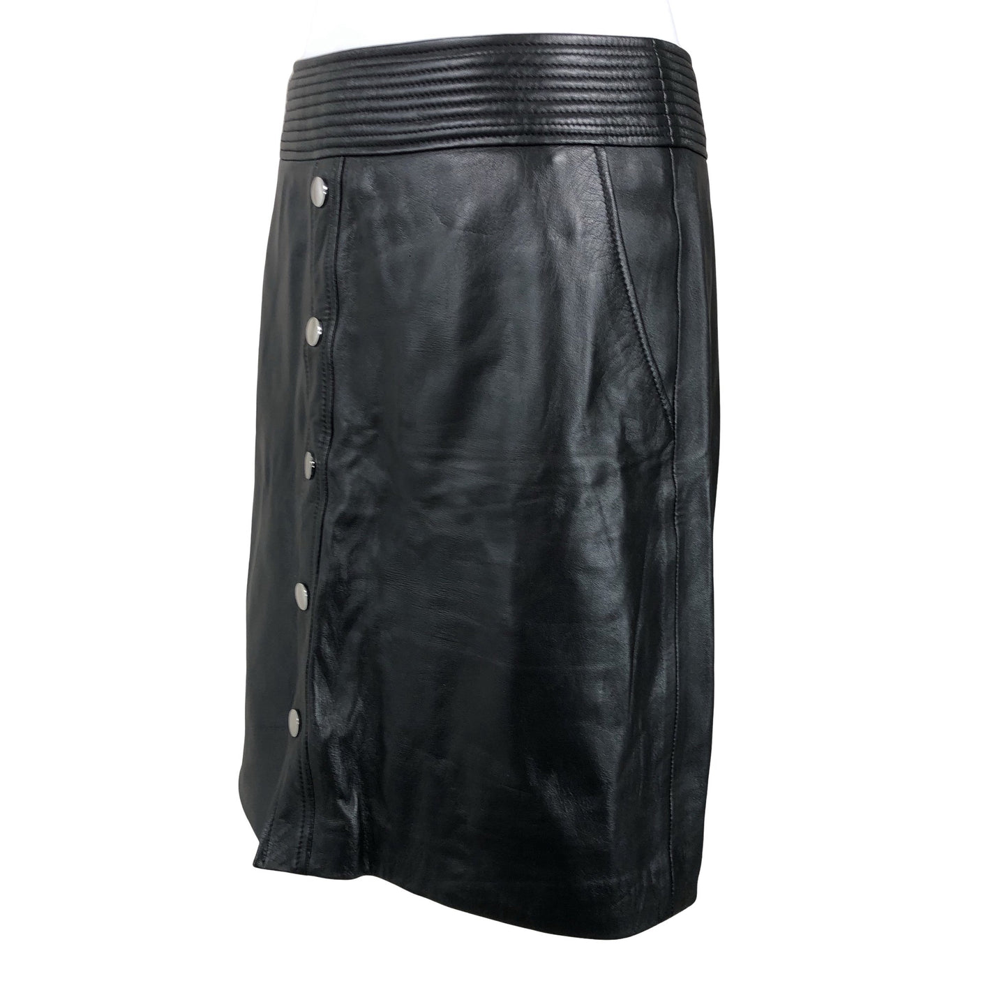 Unisex Hugo Boss - Leather skirt, size 40 - Black (3)