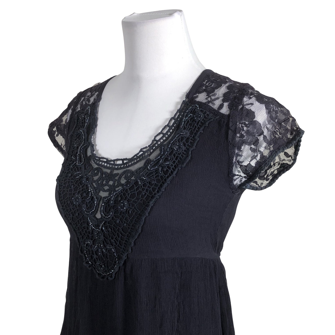 Unisex Andiata - Schiffon dress, size 36 - Blue (2)