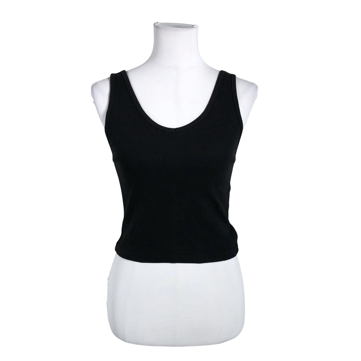 Unisex Hollister - Tricot tank top, size 38 - Black (1)
