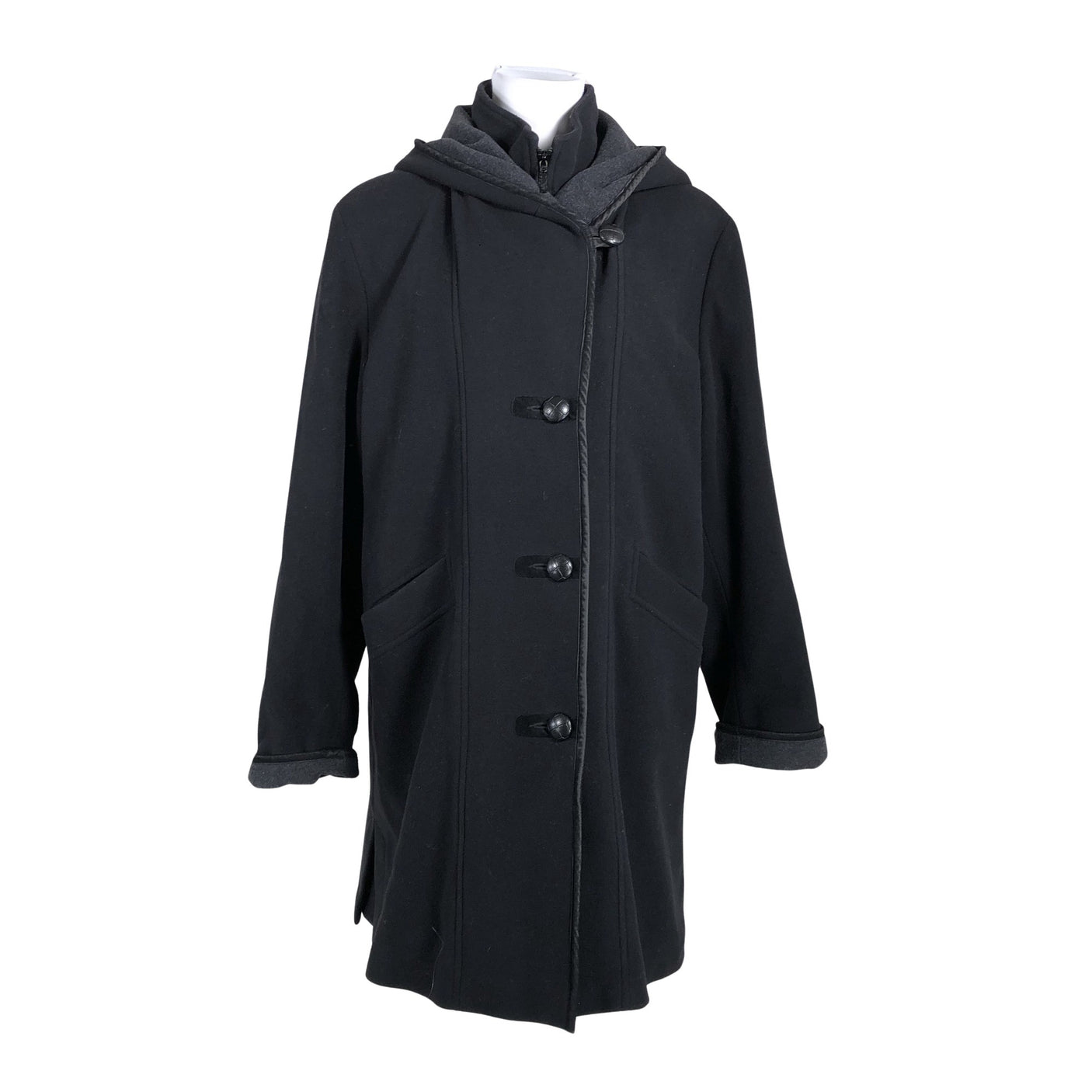 Unisex Noora - Wool coat, size 40 - Black (1)