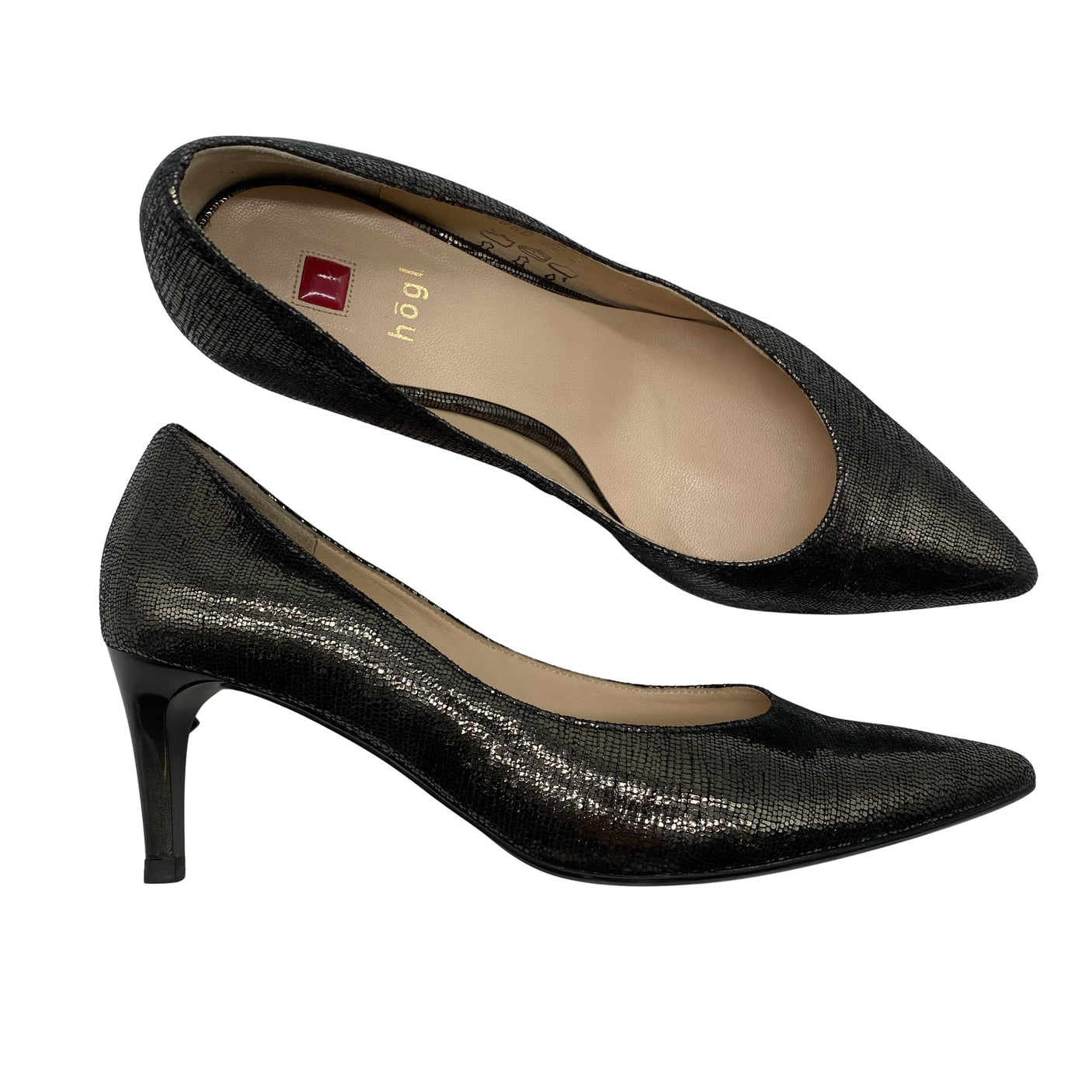 Unisex Högl - Evening high heels, size 38 - Silver (1)