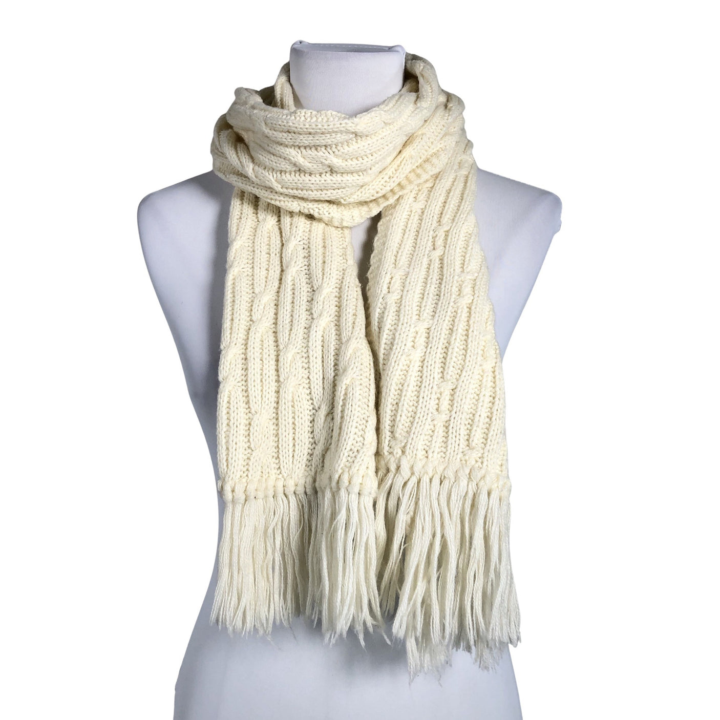 Unisex Handmade - Scarf, size Ei kokoa - Natural white (1)