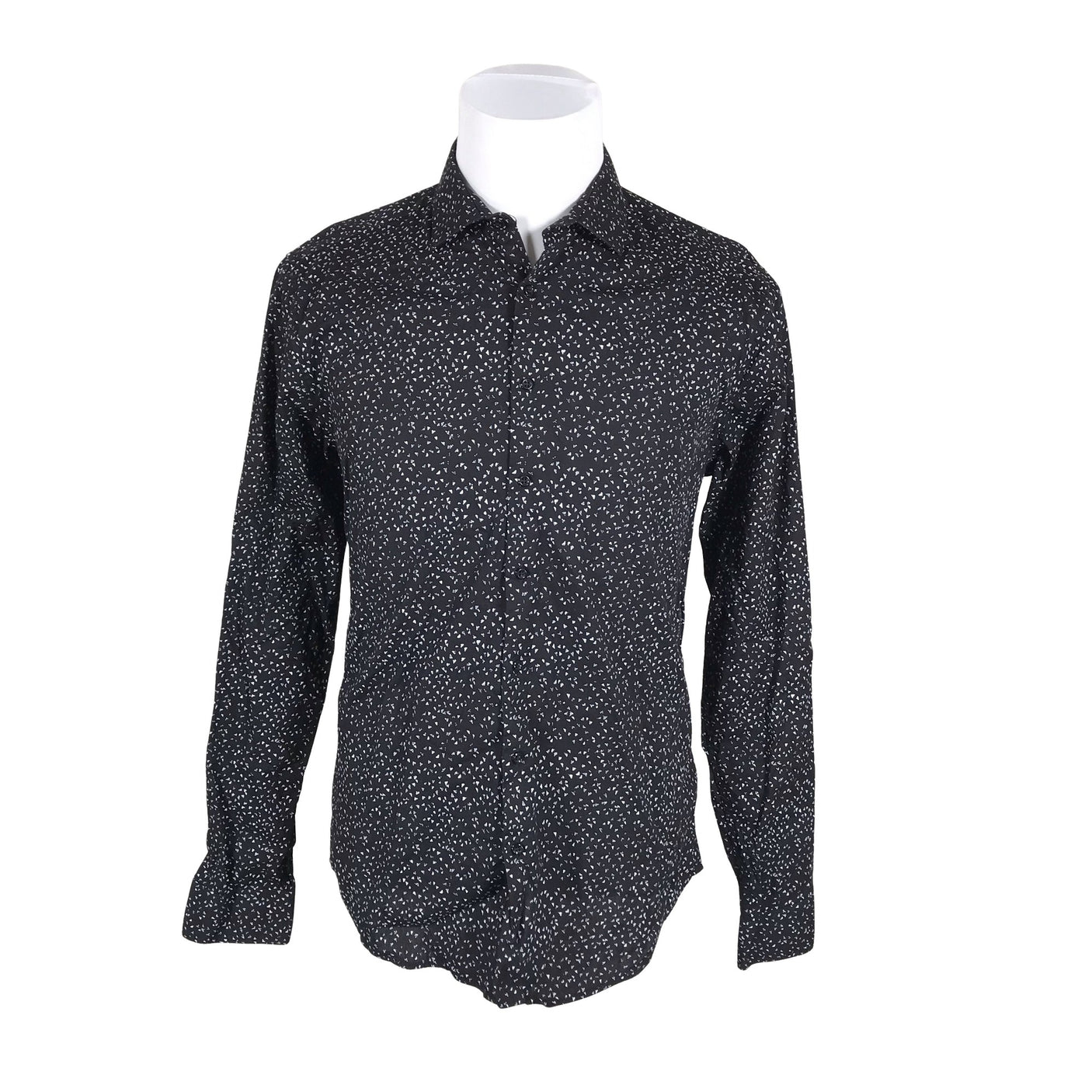 Unisex Construe - Collared shirt, size M - Black (1)