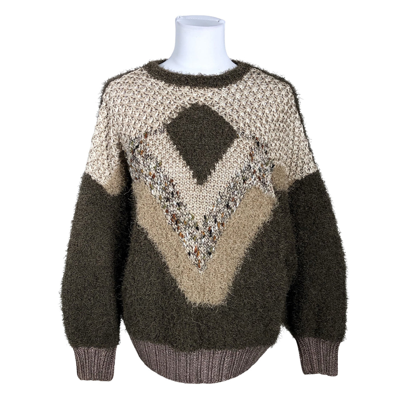 Unisex Handmade - Sweater, size 38 - Brown (1)