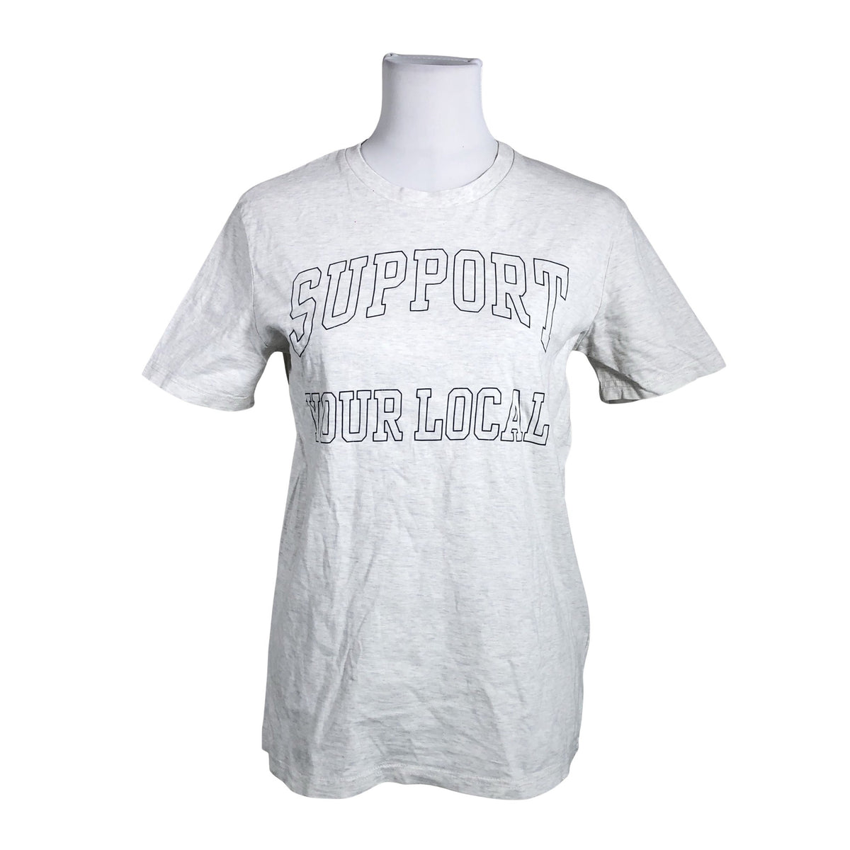 Unisex Support Your Local - Dressing gown, size 32 - Gray (1)