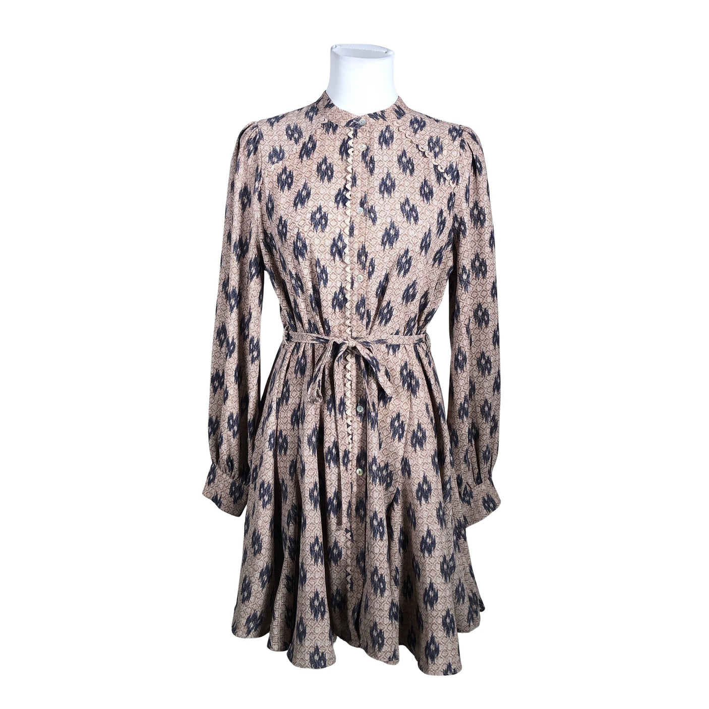 Unisex Sofie Schnoor - Schiffon dress, size 36 - Brown (1)