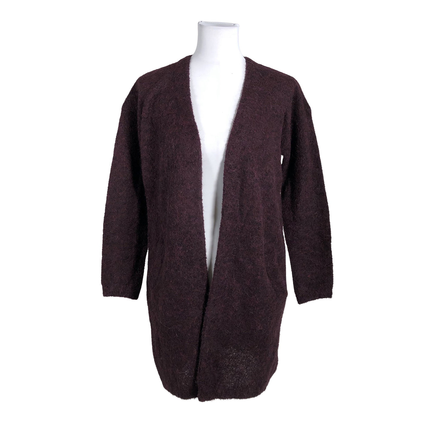 Unisex Part two - Cardigan, size 36 - Wine red (1)