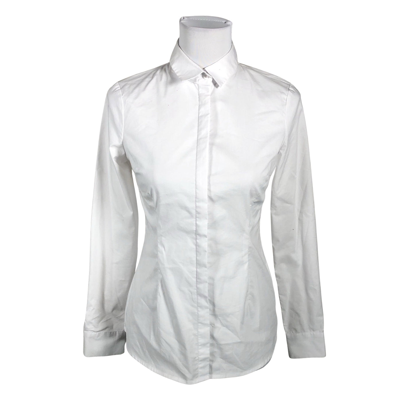 Unisex Monton - Collared shirt, size 34 - White (1)