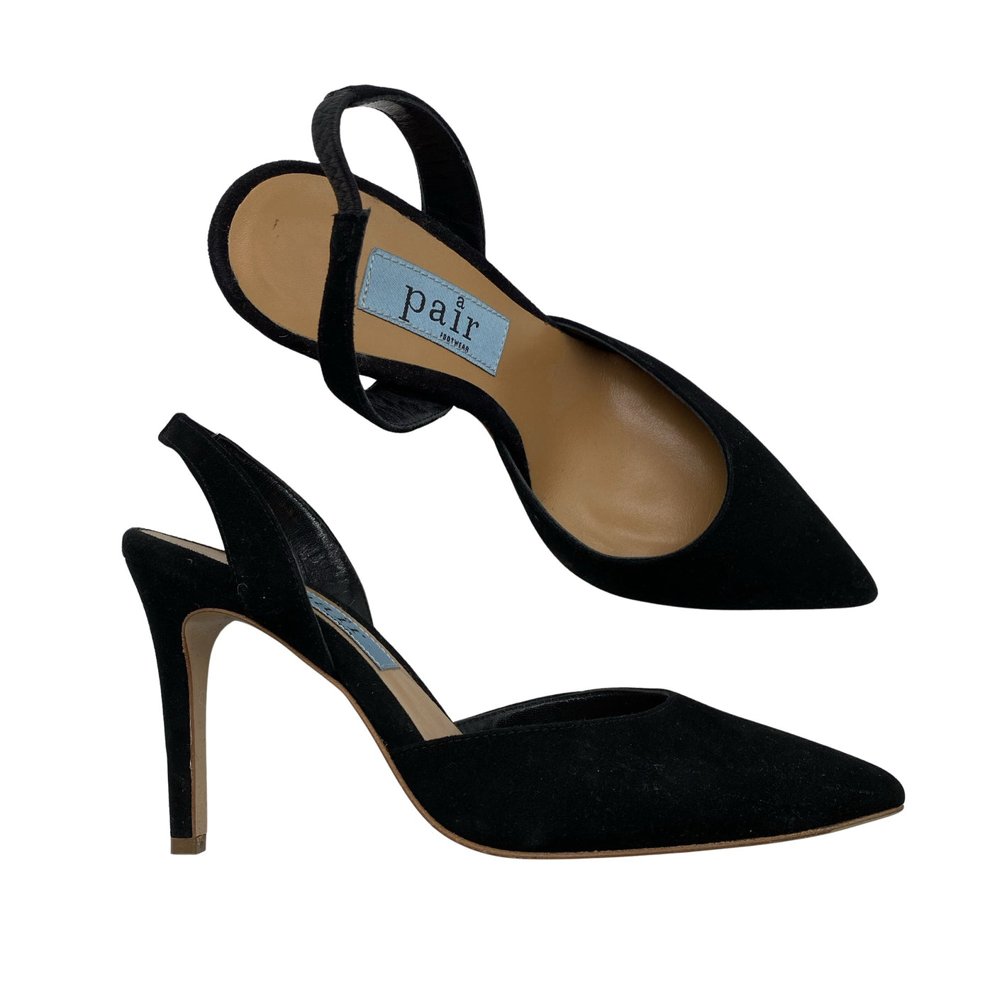 Unisex A Pair - High heels, size 38 - Black (1)