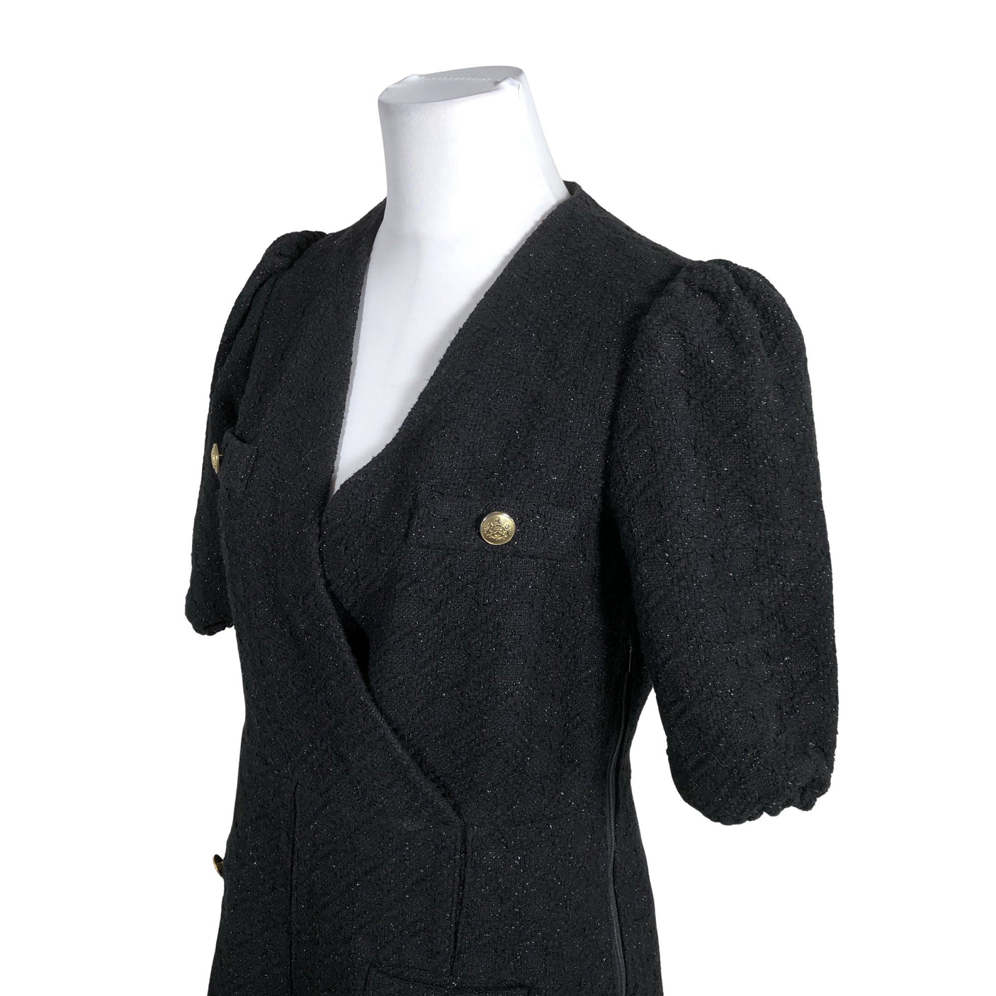 Unisex Maje - Dress, size 40 - Black (2)